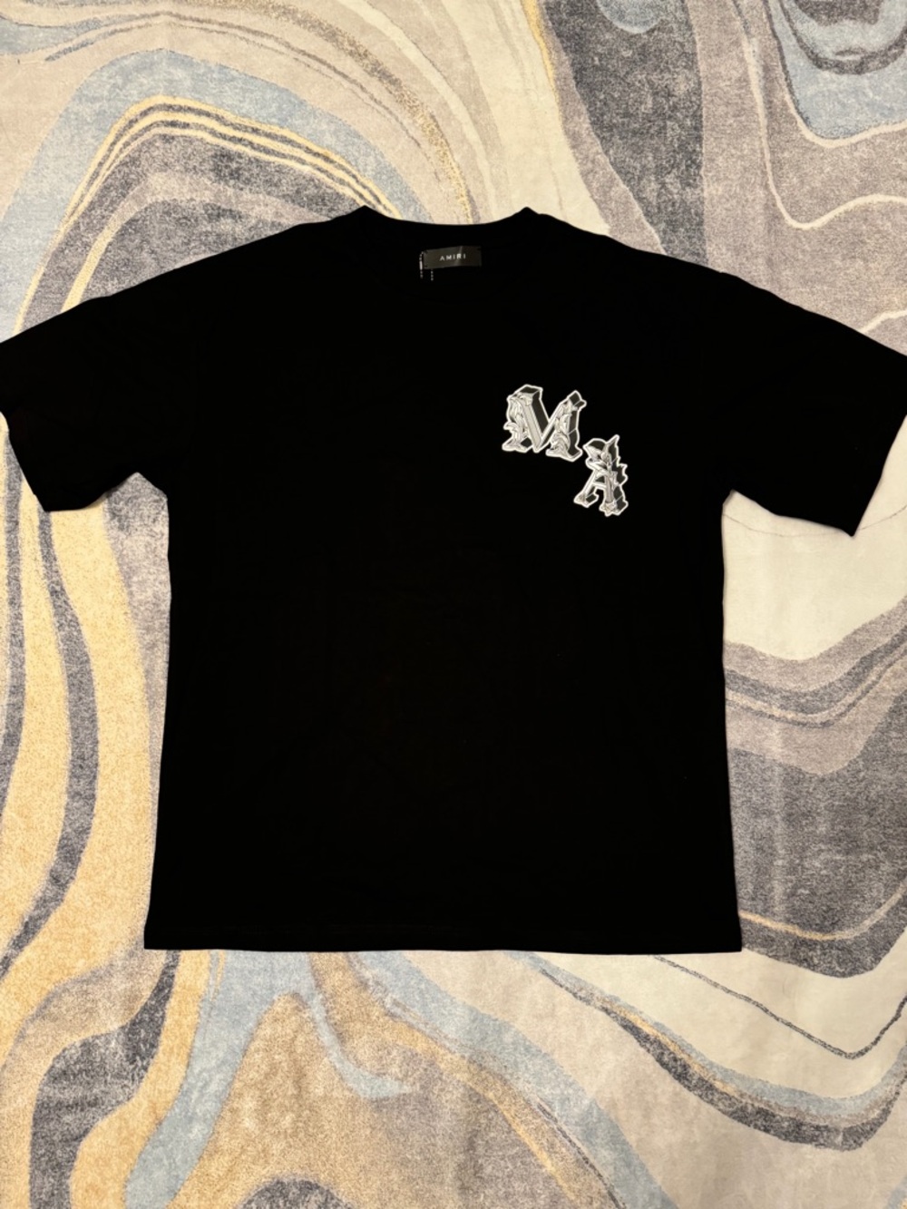 Amiri Angels Black Tee Mens Size Small Medium or Large